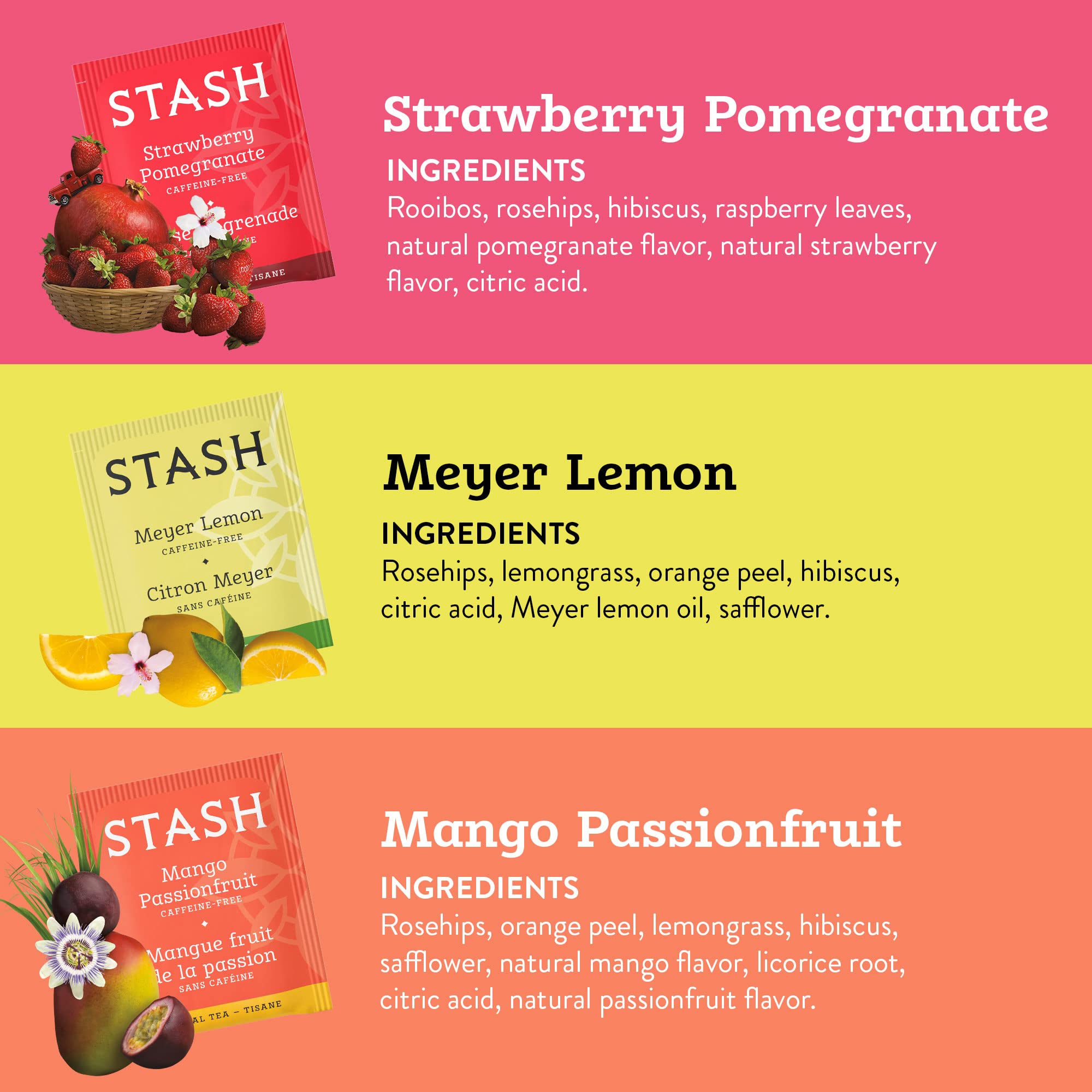 Sampel Teh Herbal Buah Stash Tea - Gambar 2